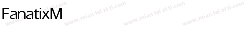 Fanatix Medium字体转换